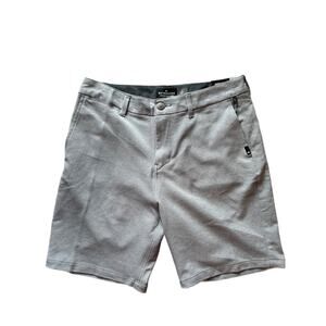 NWT Quiksilver Men’s Gray Stretch Hybrid Shorts W30/L20 Regular Fit BeachtoBar